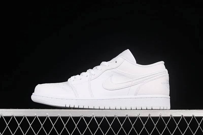 All categories Air Jordan Jordan series basketball shoes Air Jordan 1 Low G version pure original Air Jordan 1 Low AJ1 Joe 1 pure white low-top cultural basketball shoes 553558-130